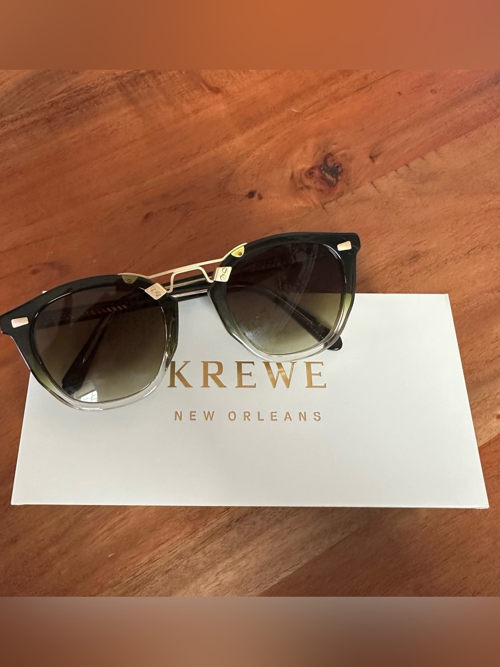 KREWE BEAU II - Poblano 18k Sunglasses - Picture 3 of 8